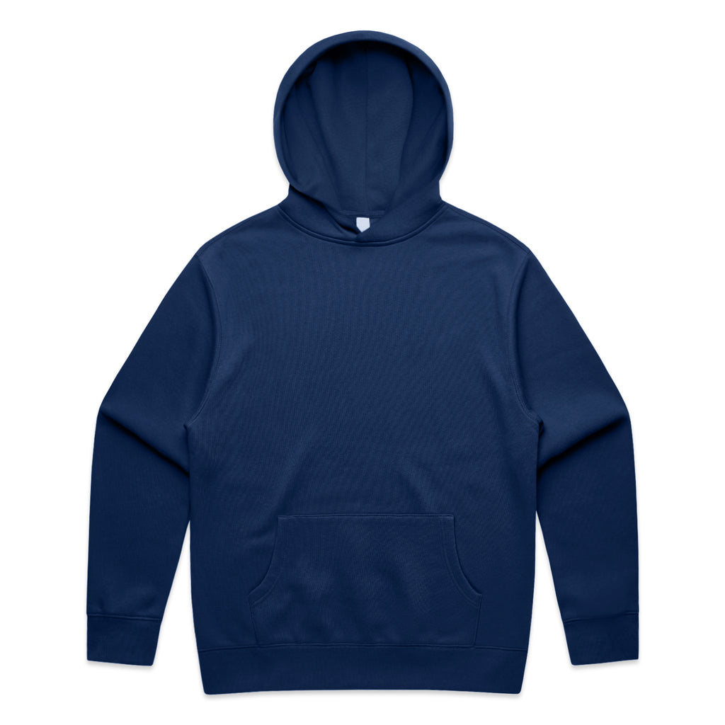 Navy blue hoodie on a white background